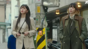 Khloe Reversible Bomber Trench Coat worn by Jo Yi Seo (Kim Da-mi) in Itaewon Class Episode 8