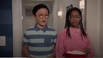 Rose Marled Recadrée Chandail porté par Diane Johnson(Marsai Martin), en black-ish Saison 6 Épisode 18