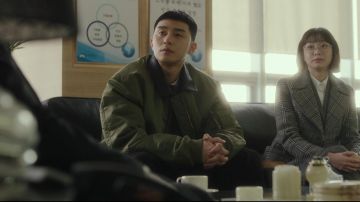 Re­versible Leather Jacket worn by Park Sae Ro Yi (Park Seo-joon) in Itaewon Class Episode 11