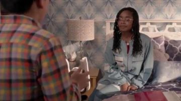 Denim Patchwork Combinaison portée par Diane Johnson (Marsai Martin), en black-ish Saison 6 Épisode 18