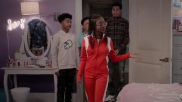 Orange Colorblock Pantalon porté par Diane Johnson (Marsai Martin), en black-ish Saison 6 Épisode 18