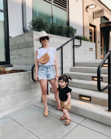 Haut volants Blanc de Crystalin Da Silva sur l'Instagram account @crystalinmarie