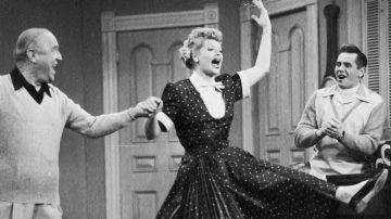 Blue Polka Dot Dress worn by Lucy Ricardo (Lucille Ball) in I Love Lucy 