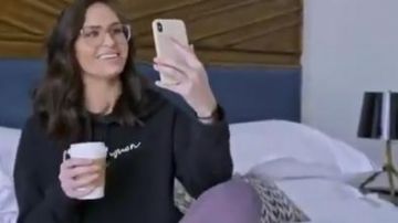 Noir Sweat-shirt porté par la Bretagne Taylor en Très Cavallari Saison 3 Épisode 11