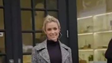 Square Hoop boucles d'Oreille portées par Kristin Cavallari en Très Cavallari Saison 3 Épisode 11