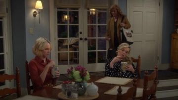 Belt­ed Suede Mil­i­tary Shirt Dress worn by Mandy Baxter (Molly McCook) in Last Man Standing Season 8 Episode 15