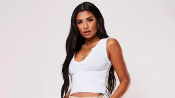 White crop top worn by Suki (Devon Aoki) as seen in 2 Fast 2 Furious