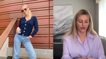 Ganni Bouton Crystal-embellished Cardigan porté par Morgan Stewart sur E! News Le 21 Mars 2020