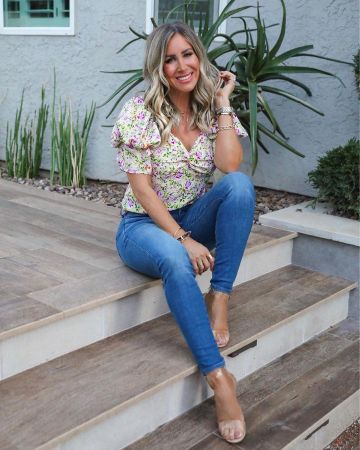 Sandalias de tacón de Kim Blank en la cuenta de Instagram @liveloveblank