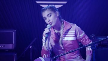 The tracksuit bottoms red adidas Originals X Danielle Cathari worn by Liv Del Estal in Validated (S01E05)