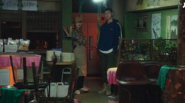 Mil­i­tary Boot Rock worn by Park Sae Ro Yi (Park Seo-joon) in Itaewon Class  Episode 4