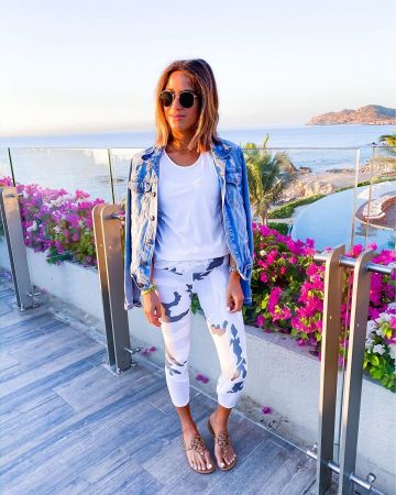 Débardeur Blanc d'Alexis sur l'Instagram account @alexis.belbel