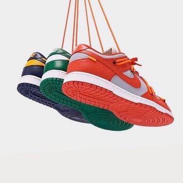 The nike SB Dunk Low of Virgil Abloh on the account Instagram of @virgilabloh