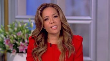 Roland Mouret Red Asym­met­ric Crepe Jack­et worn by Sunny Hostin on The View March 23, 2020