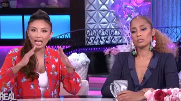 Melody Eshani Star State­ment Ear­rings worn by Amanda Seales on The Real March 24, 2020