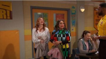 Colorblock Side Slit Dress worn by Raven Baxter (Raven-Symoné) in Raven's Home Season 3 Episode 21