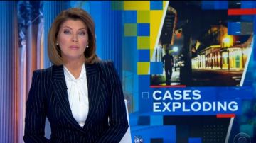 Alexander Mcqueen Un Bouton de la Veste portée par Norah O'Donnell sur CBS, Ce Matin, le 25 Mars 2020