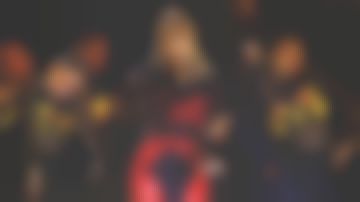 The corset yellow and black House Mourcel worn by the dancers of Angela Victoires de la musique 2020