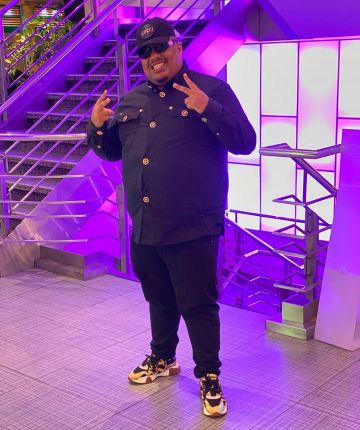 The black baseball cap Gucci worn by Naza on his account Instagram @nazaofficiel