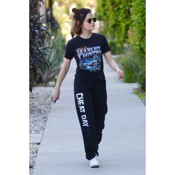 Vans Sk8-Hi Sneakers worn by Lucy Hale Los Angeles March 28, 2020