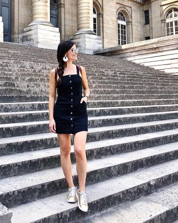Vestido general de Michelle Zuzek en la cuenta de Instagram @stylebeacon