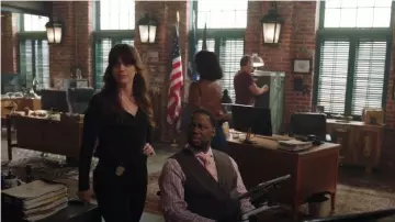 David Lerner Snap Front Henley Top worn by Tammy Gregorio (Vanessa Ferlito) in NCIS: New Orleans Season 6 Episode 18