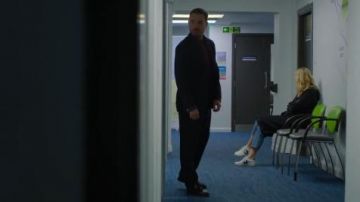 Lace Up Sneak­ers worn by Emily (Sophie Rundle) in The Nest Season 1 Episode 2