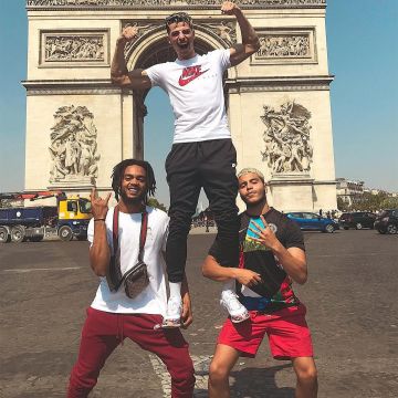 The pair of Nike Spiridon World Cup worn by PREMIUM on his account Instagram @primetimefut 