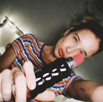 The fragrance Cacharel de María Pedraza on his account Instagram @mariapedraza_