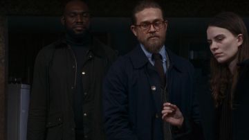 Vert Olive Veste portée par Lapin (Chidi Ajufo) comme on le voit dans L'Messieurs