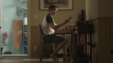 Khaki casual short worn by Doug McKenna (Brian J. Smith) as seen in Treadstone (S01E03)