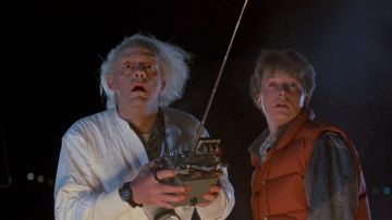 La montre Seiko de Dr. Emmett Brown (Christopher Lloyd) dans Retour vers le futur
