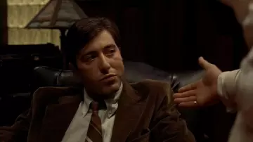 El blazer de pana usado por Michael Corleone (Al Pacino) en la película El Padrino
