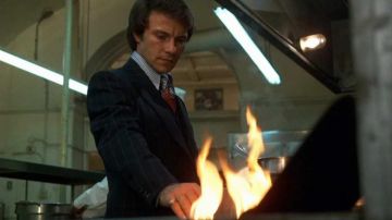 The striped shirt bengal carried by Charlie (Harvey Keitel) in Mean Streets