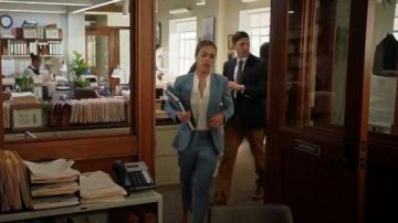 Sta­ple Jack­et Blue worn by Emily Lopez (Jessica Camacho) in All Rise Season 1 Episode 19