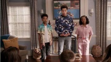 Damier Apple Ceinture porté par (Marsai Martin), en black-ish Saison 6, Épisode 20