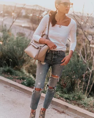 Vince camuto Gigietta Chausson de Shalice Noel sur l'Instagram account @shalicenoel