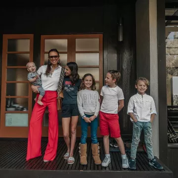 Taille haute, Jambe Large Pantalon de Shalice Noel sur l'Instagram account @shalicenoel