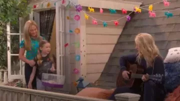 The Col­lege Sweat­shirt worn by Cassy (Allison Munn) in The Big Show Show Season 1 Episode 5