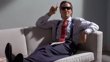 La montre Rolex en or de Patrick Bateman (Christian Bale) dans American Psycho