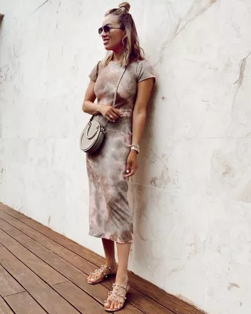 Bp. Midi Robe de Jaime Shrayber sur l'Instagram account @jaimeshrayber