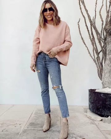 Col montant Confortable Chandail de Jaime Shrayber sur l'Instagram account @jaimeshrayber