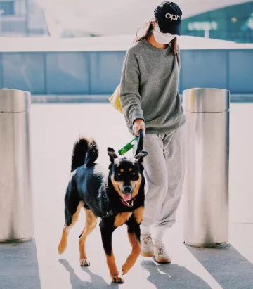 Versace Ve4365Q Sunglasses worn by Emily Ratajkowski JFK Airport April 8, 2020