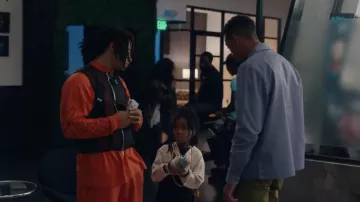 Black sleeveless utility vest worn by Trippie Redd as seen in Dave (S01E07)
