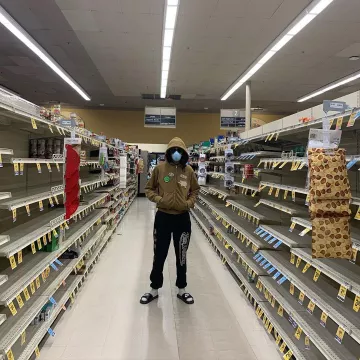 Von Dutch Black Jax Jogger usado por Quavo en su cuenta de Instagram @quavohuncho