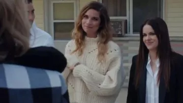 White Knit Sweater worn by Alexis Rose (Annie Murphy) in Schitt's Creek Season 6 Episode 14