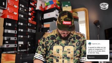 The cap Supreme military scope by Tonton Gibs in the video THE MODE AFTER THE CONTAINMENT? PARTNERSHIPS? I ANSWERS ALL YOUR QUESTIONS "FAQ"
