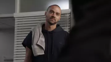 G-Star Raw Tendric Stor Short Sleeve Hoodie worn by Dr. Jackson Avery (Jesse Williams) as seen in Station 19 (S03E12)
