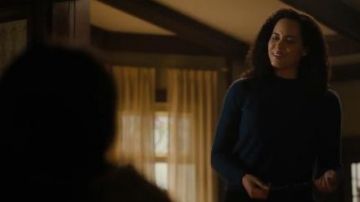 Navy Sweater worn by Macy Vaughn (Madeleine Mantock) in Charmed Season 2 Episode 17