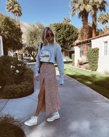 Zoe Skirt of Halley Elefante on the Instagram account @thesaltyblonde